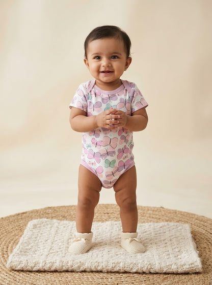 Baby's rompers - butterfly
