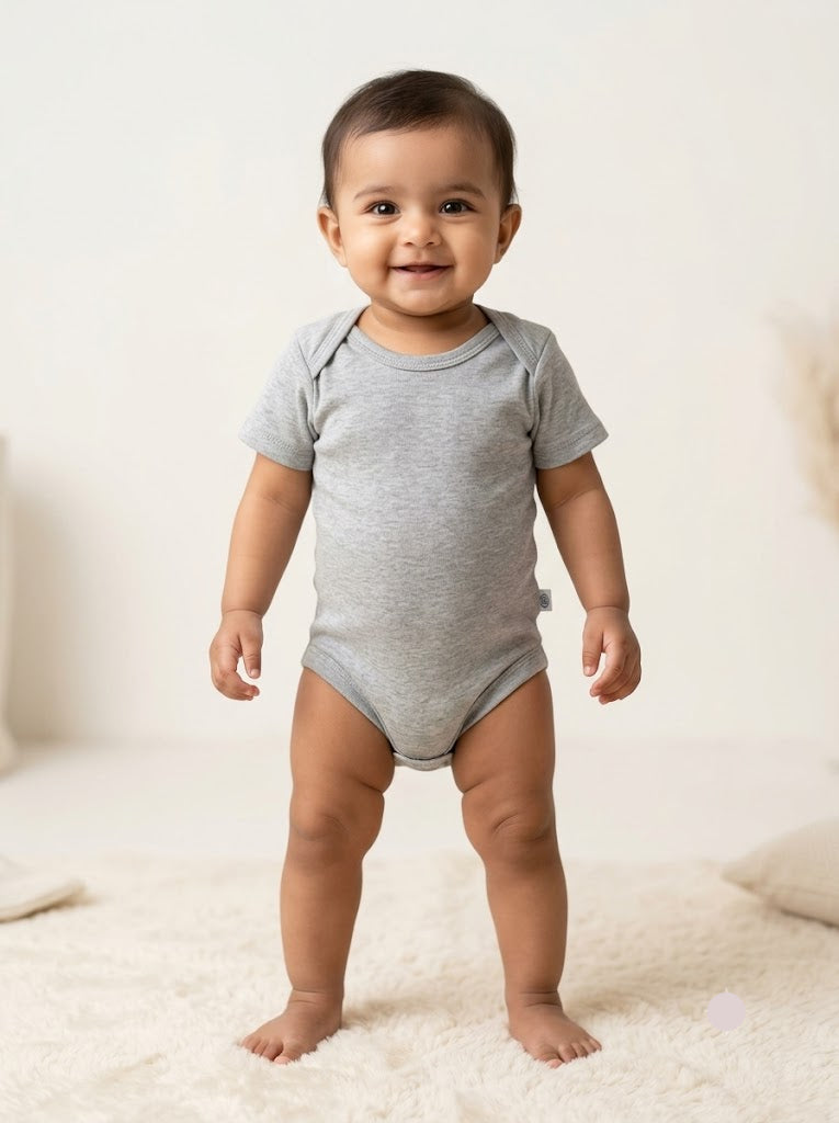 Baby's rompers - dark grey