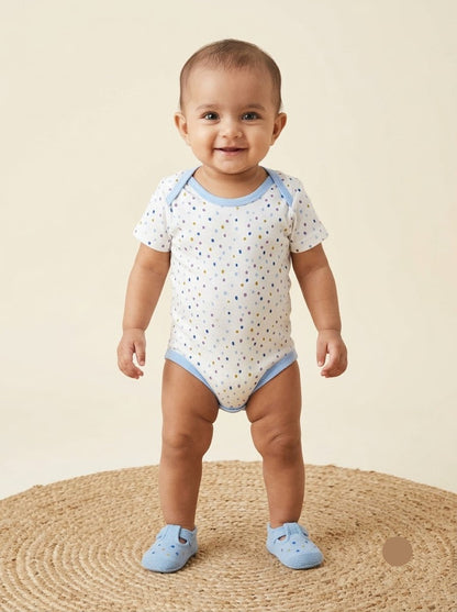 Baby's rompers - dots