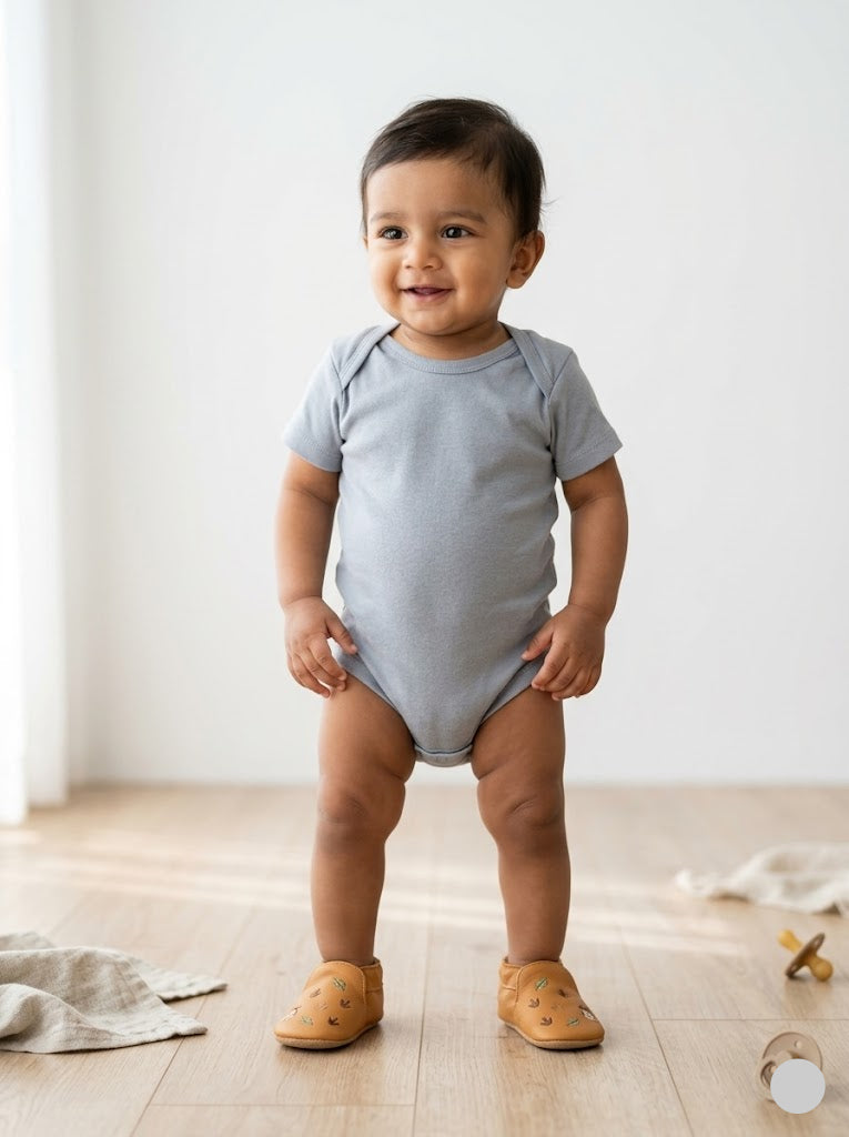 Baby's rompers - grey