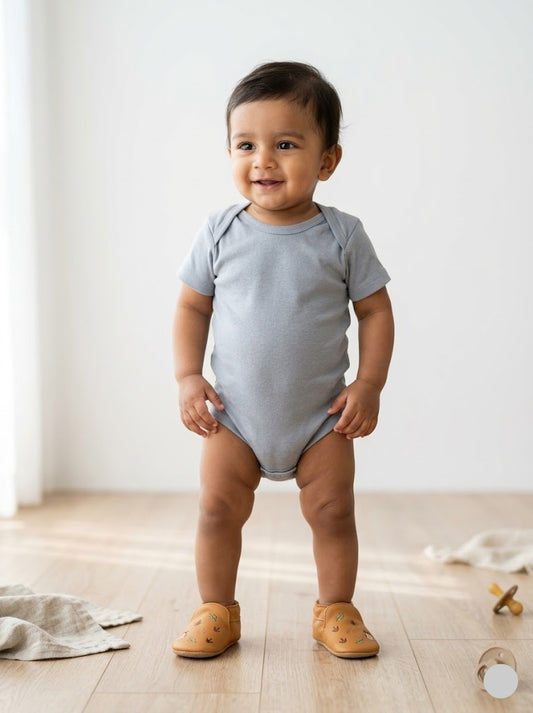 Baby's rompers - grey