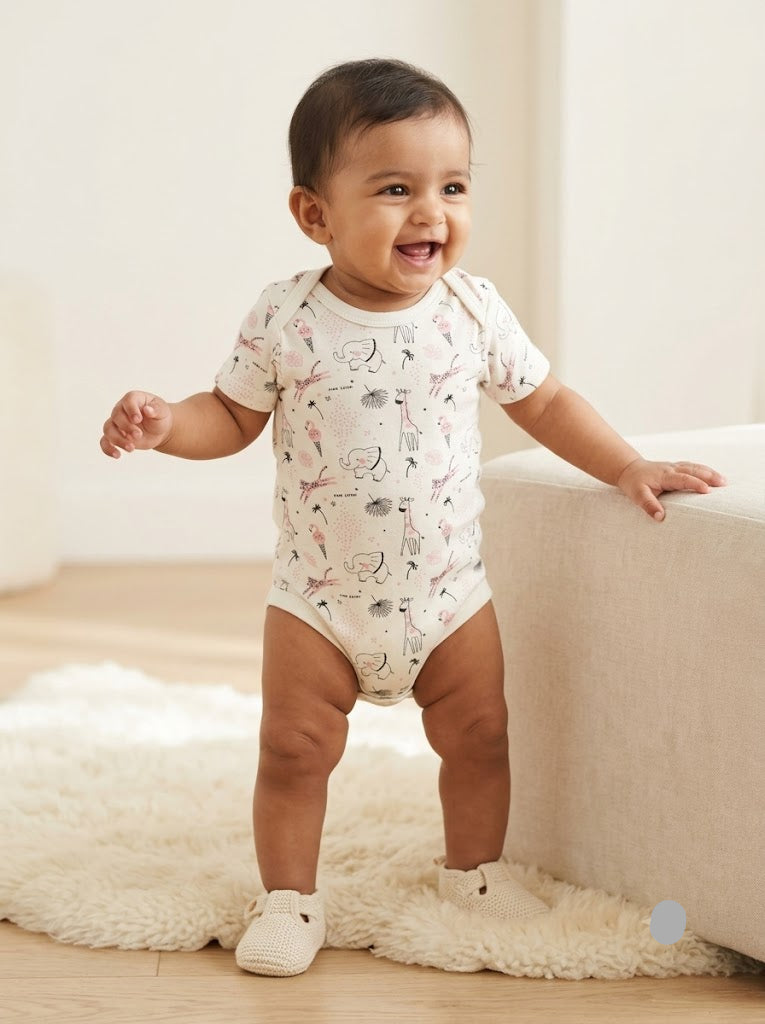 Baby's rompers - l.animals