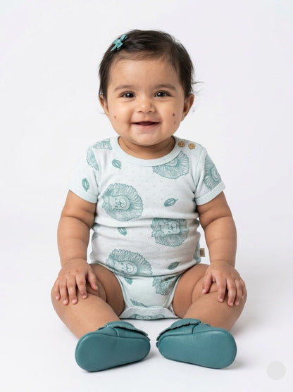 Baby's rompers - lion face