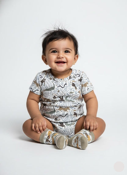 Baby's rompers - monkey