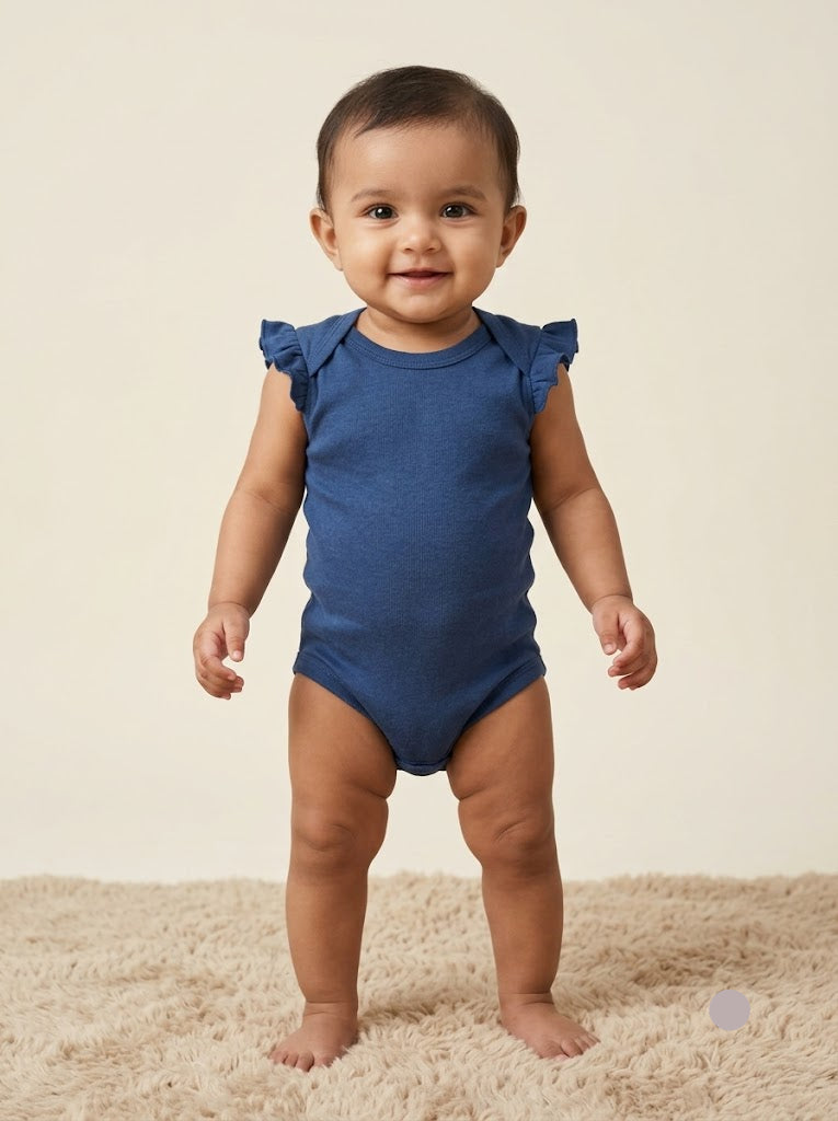 Baby's rompers - navy