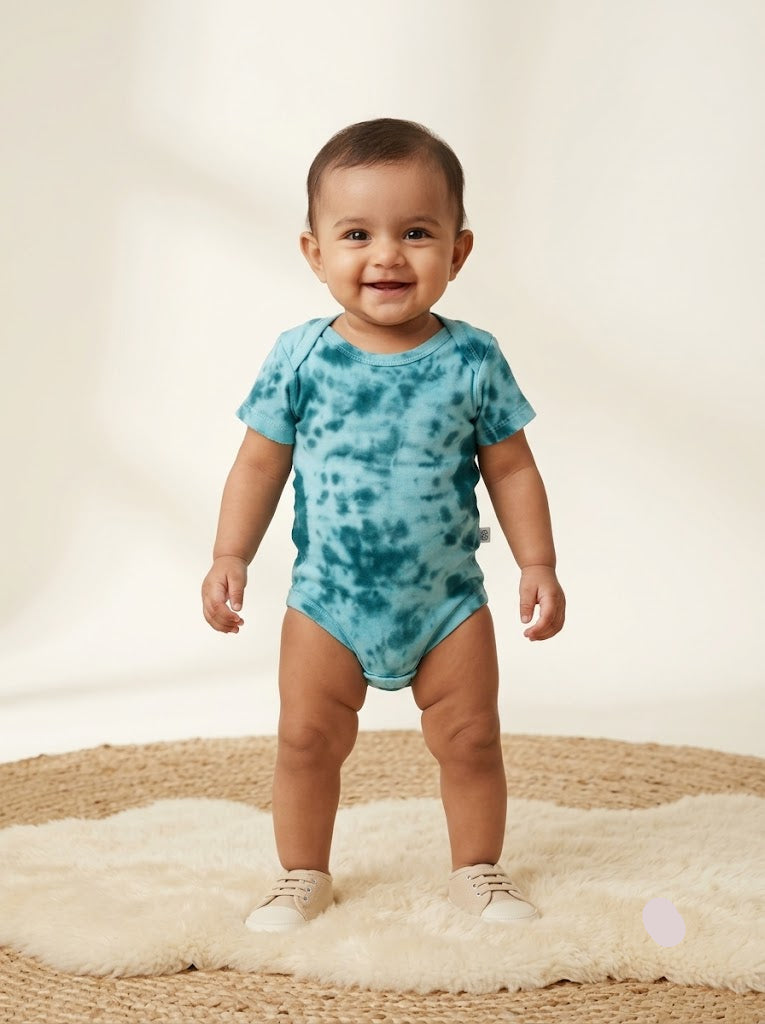 Baby's rompers - ocean