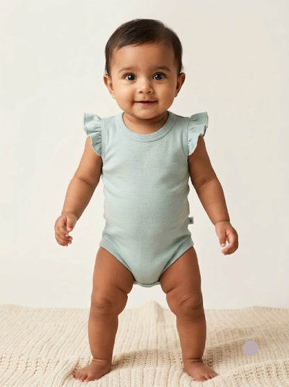 Baby's rompers - pastel blue