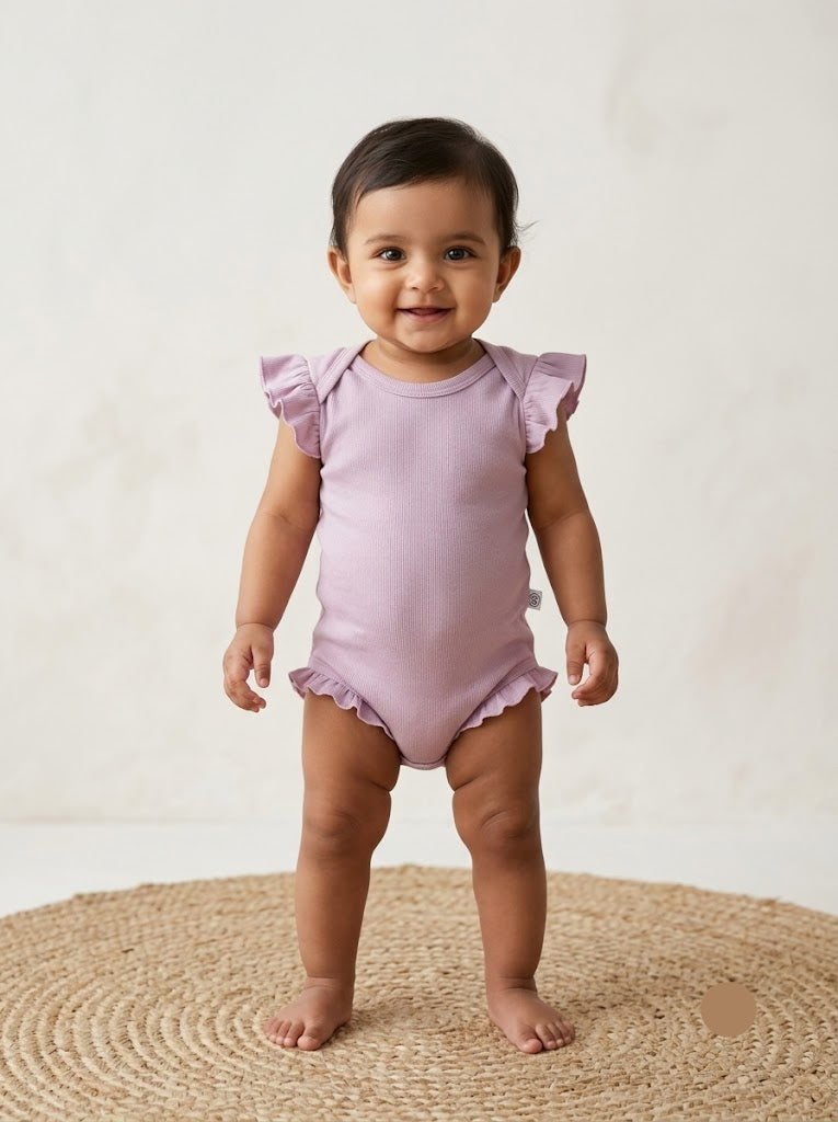 Baby's rompers - peach