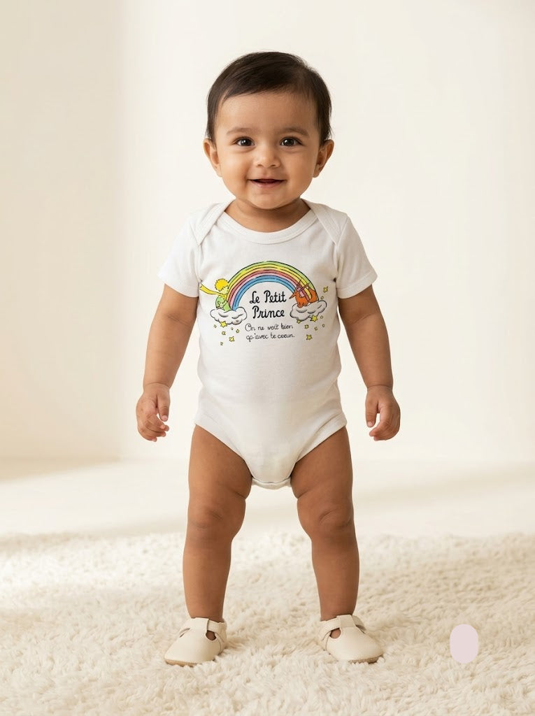 Baby's rompers - rainbows