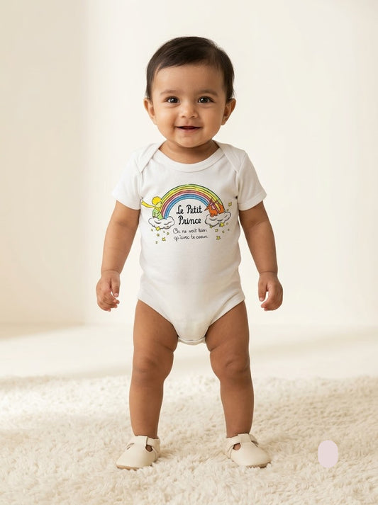 Baby's rompers - rainbows