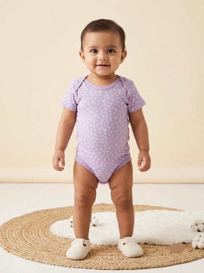 Baby's rompers - violet