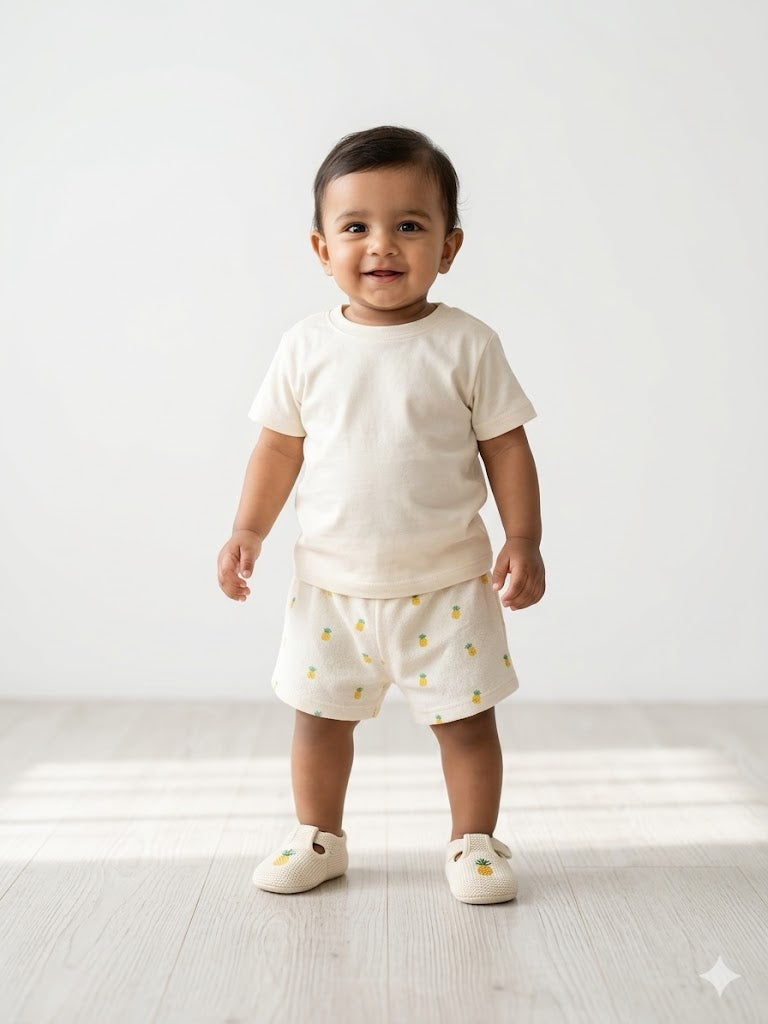 Baby's shorts - pine