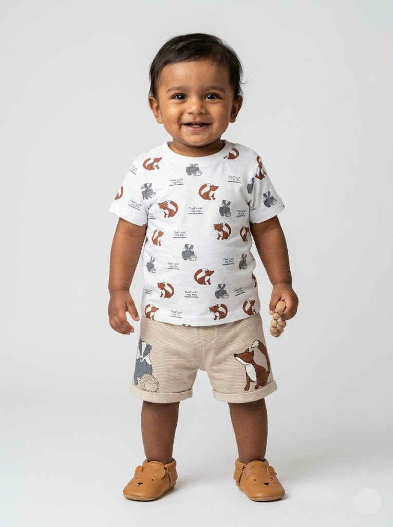 Baby's shorts set - fox rakoon