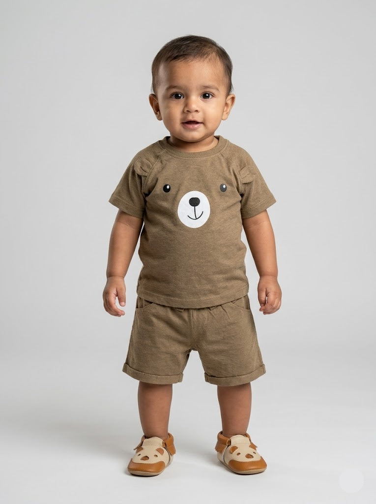 Baby's shorts set - teddy