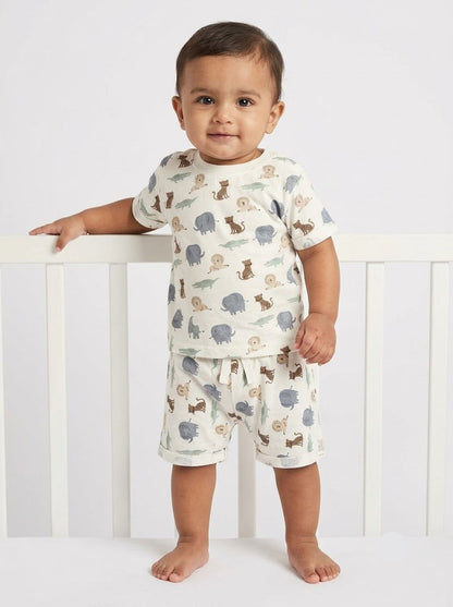 Baby's shorts set - wild animals