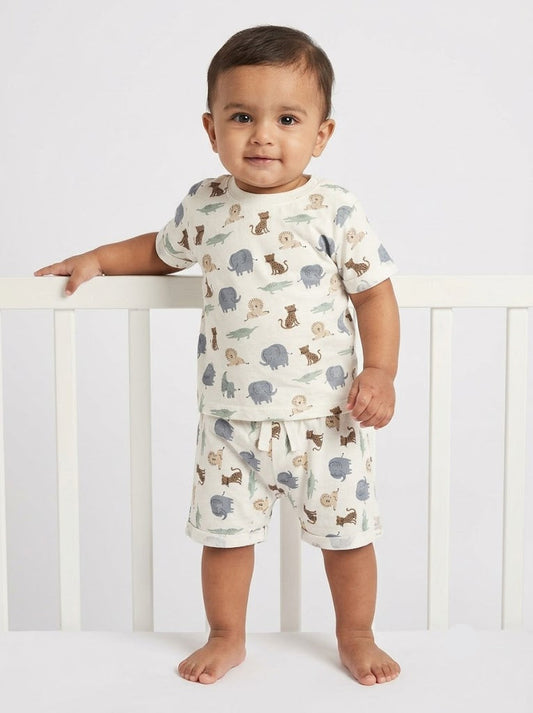 Baby's shorts set - wild animals