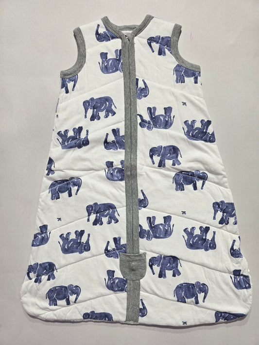 Baby's sleeping bag - blue elephant
