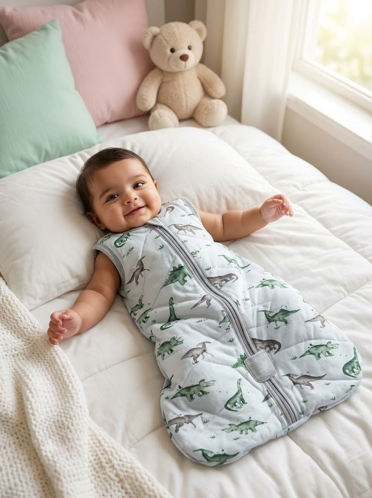 Baby's sleeping bag - dinosaurs
