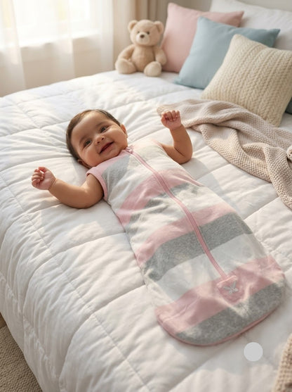 Baby's sleeping bag - pink