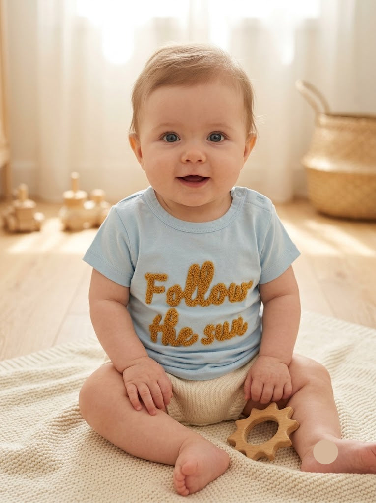 Baby's t-shirt - follow