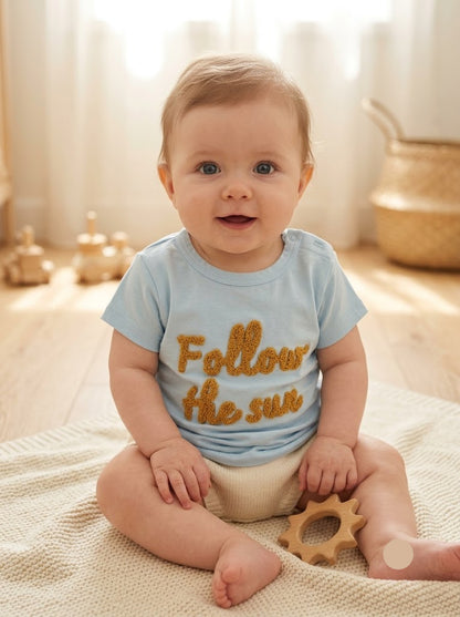 Baby's t-shirt - follow