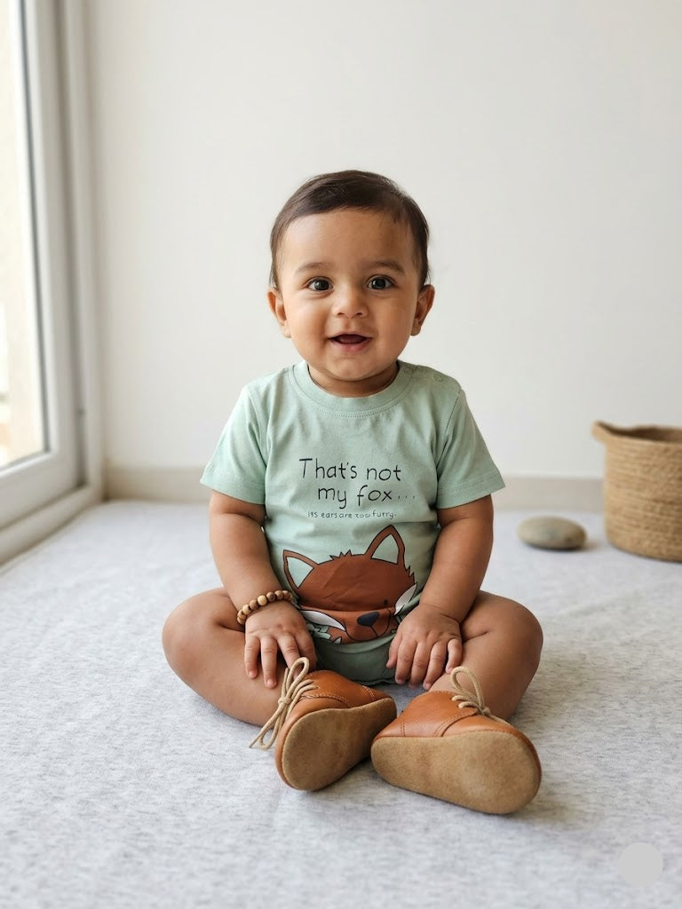 Baby's t-shirt - fox green