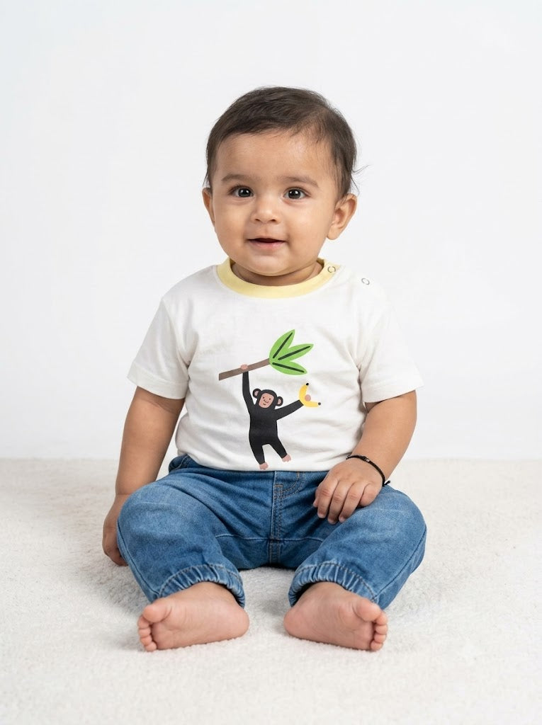 Baby's t-shirt - monkey