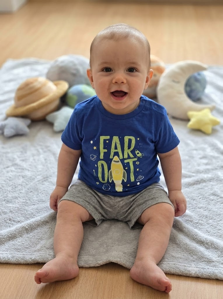 Baby's t-shirt - royal blue oat