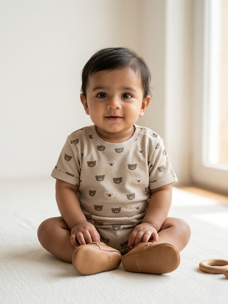 Baby's t-shirt - ted face