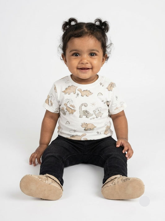 Baby's t-shirt - w/br/dino