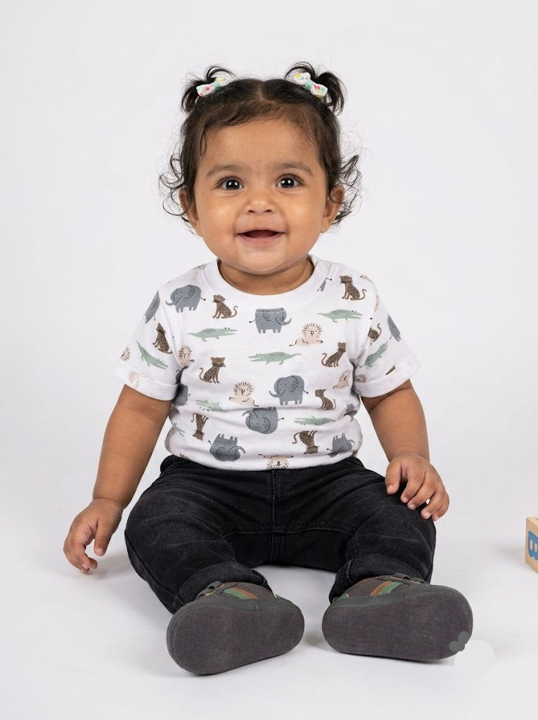 Baby's t-shirt - wild animals