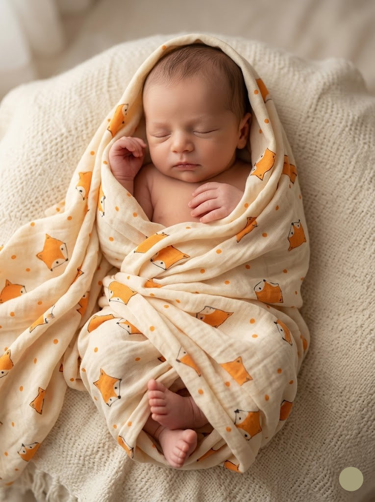 Baby's two layer blanket – Fox