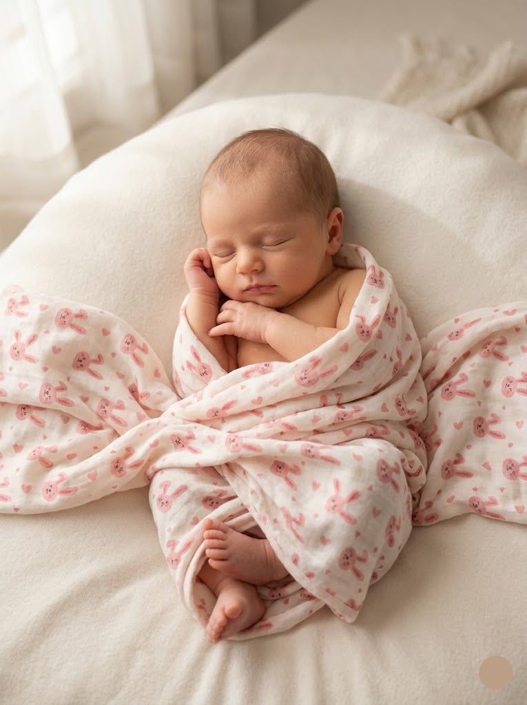 Baby's two layer blanket –  bunny