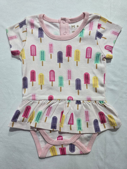 Baby's frock rompers - stick ice