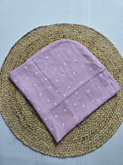 Baby's muslin hooded towel