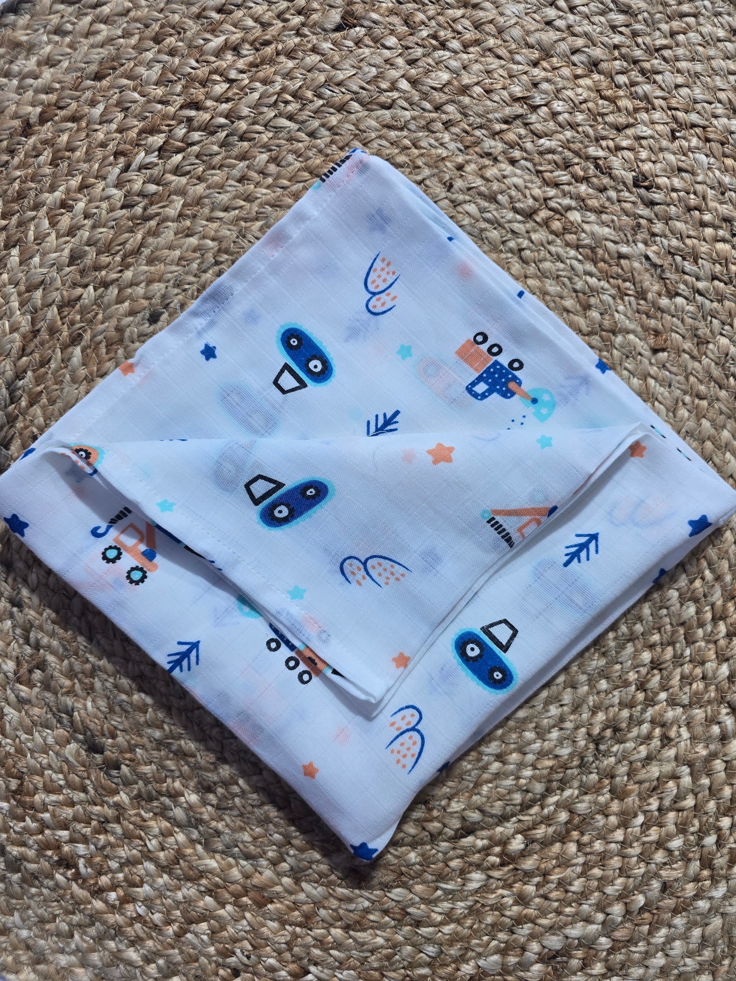 Baby's muslin swaddle - Car