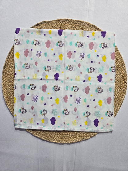 Baby's muslin swaddle - Magic love
