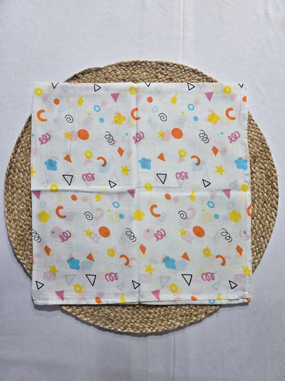 Baby's muslin swaddle - Shapes
