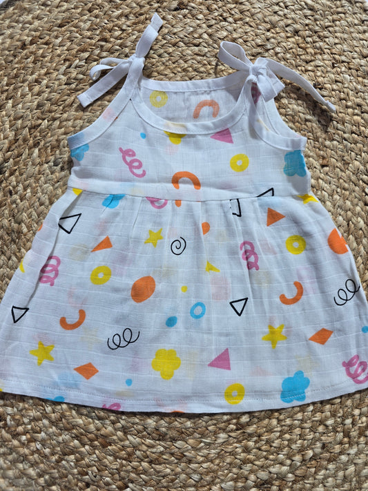 Baby's muslin frock knot - Shapes