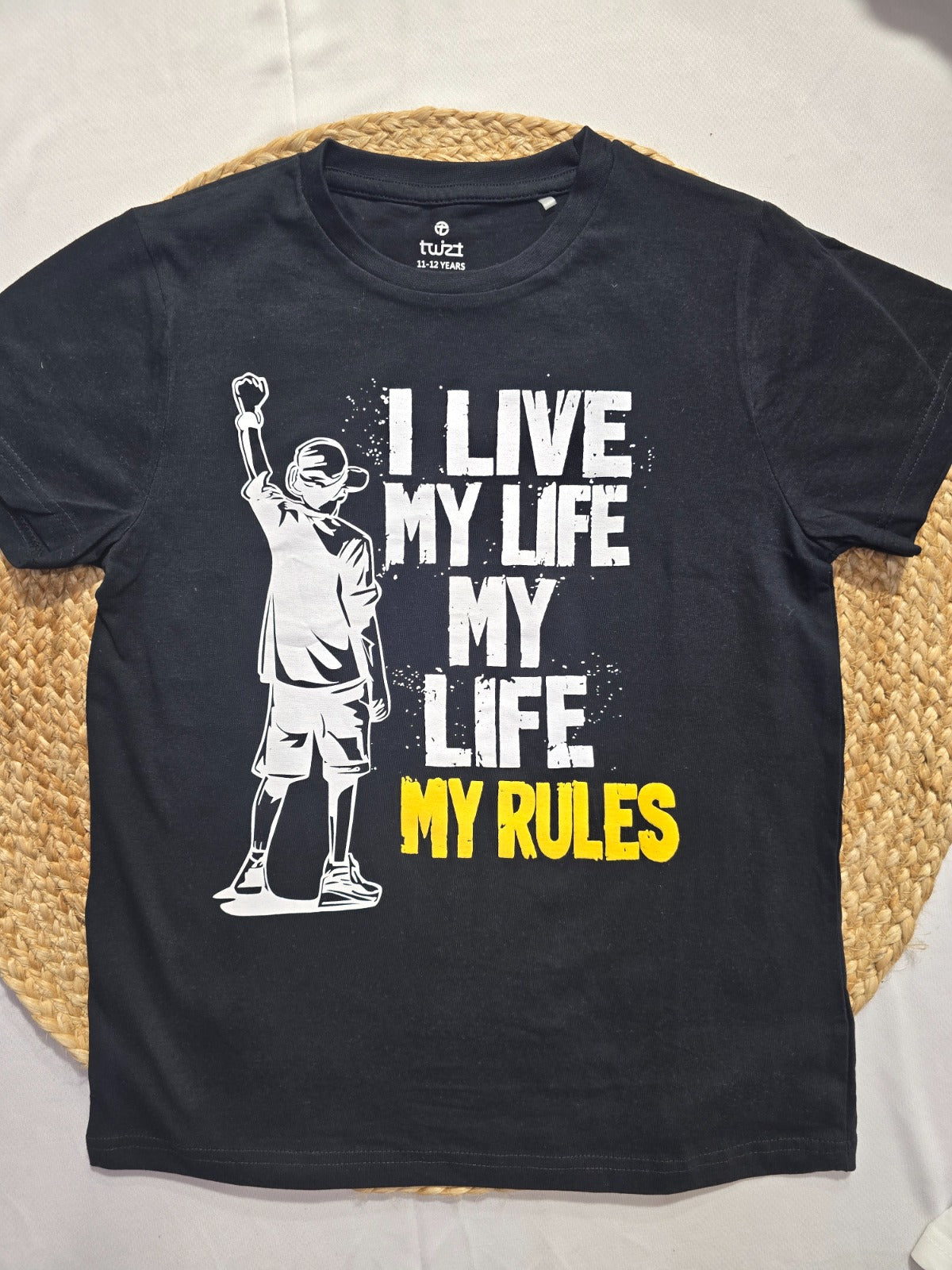 Boy's t-shirt - Black rules