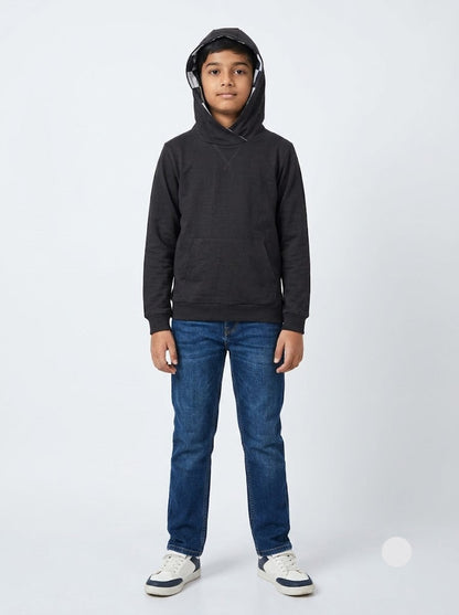 Boy's hoodie - black