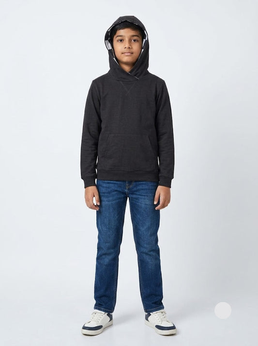 Boy's hoodie - black