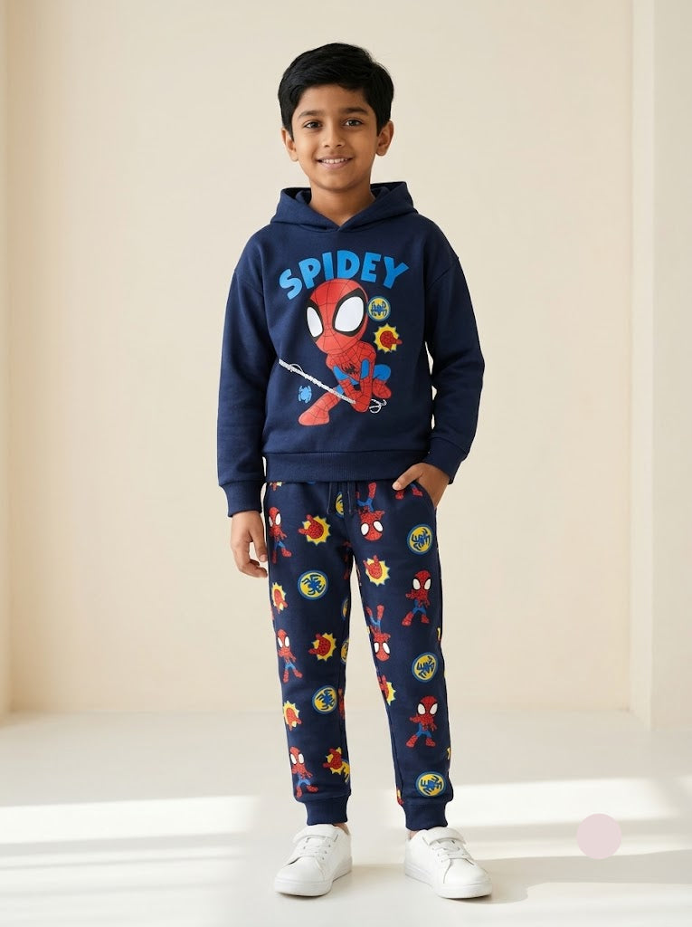 Boy's hoodie pant set - spider