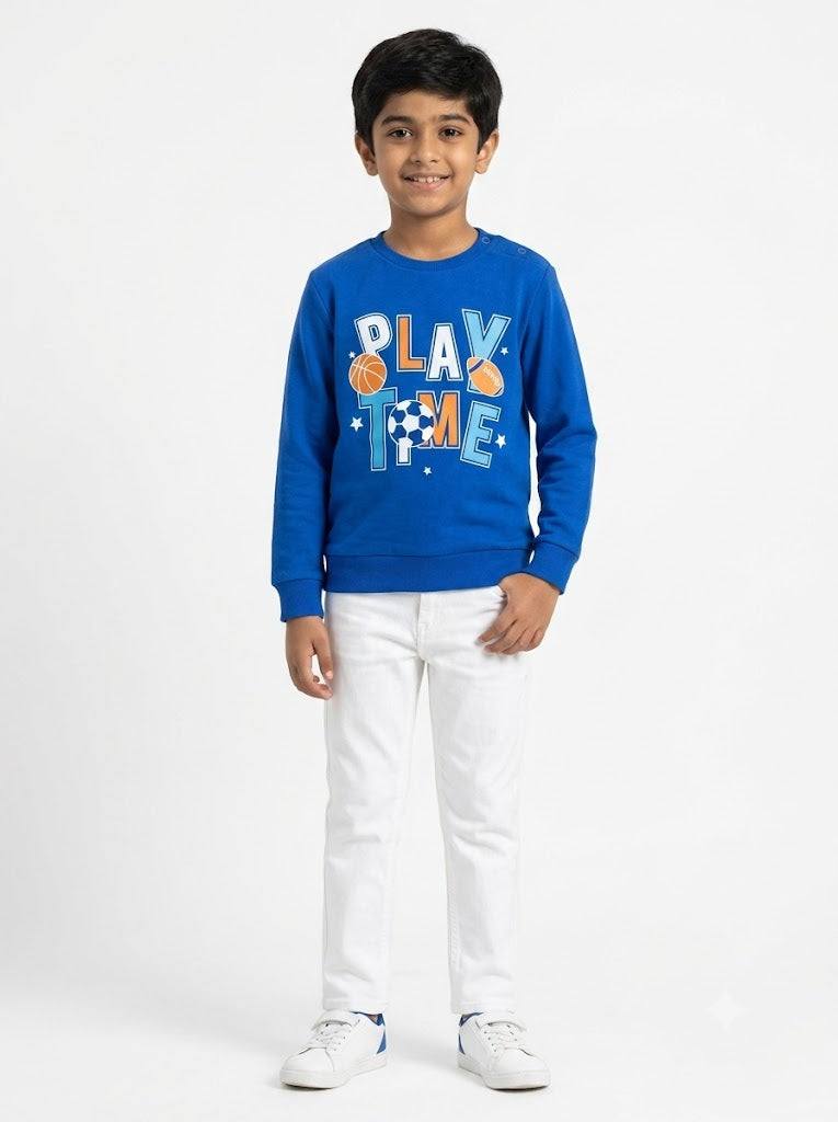 Boy's loop knit t-shirt - pt