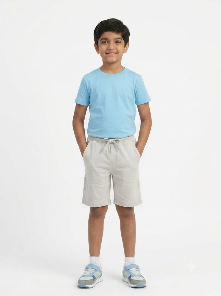 Boy's shorts - l.grey