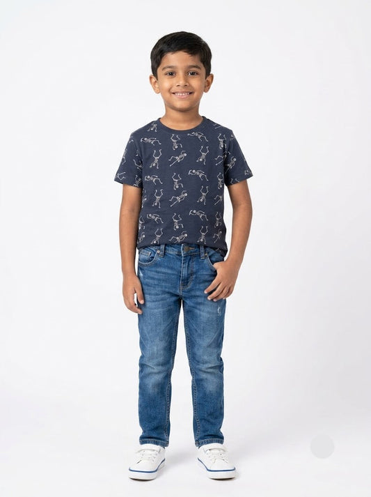 Boy's t-shirt - skeleton