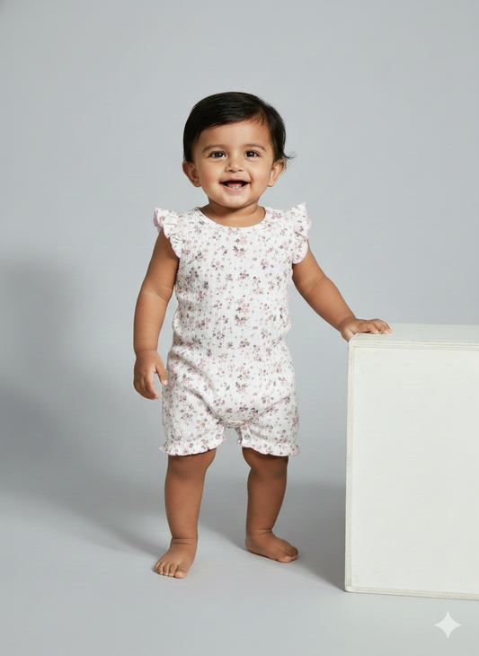 Baby's half jumpsuit