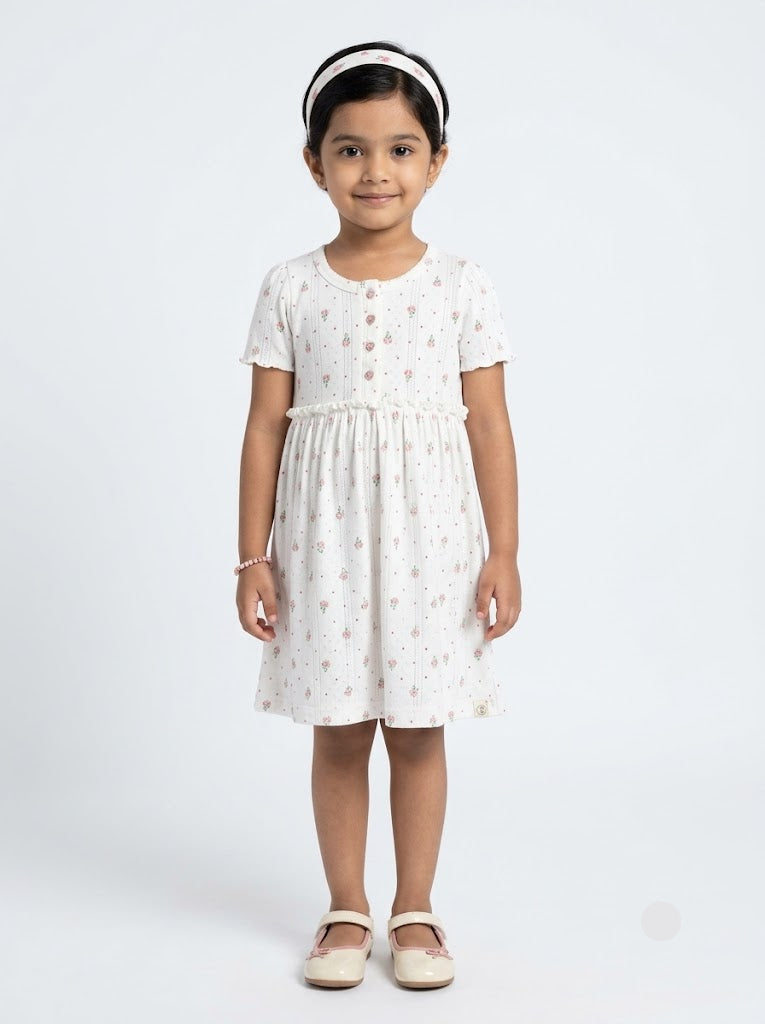 Girl's frock - blossoms