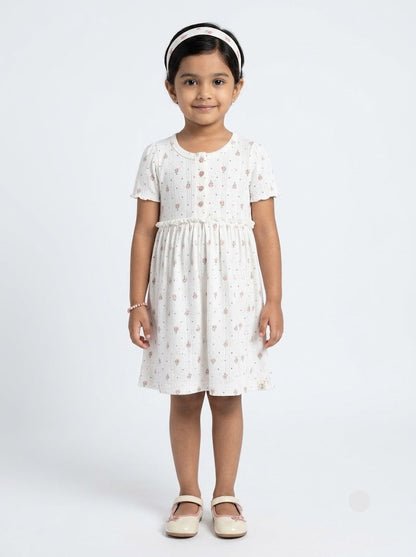 Girl's frock - blossoms