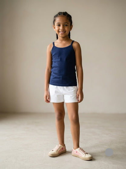 Girl's slip - navy